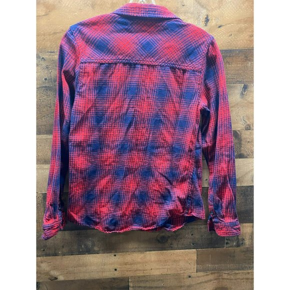 NFL Juniors Girl's New England Patriots Long Sleeve Button Up Size Medium (7-9) - Picture 4 of 5